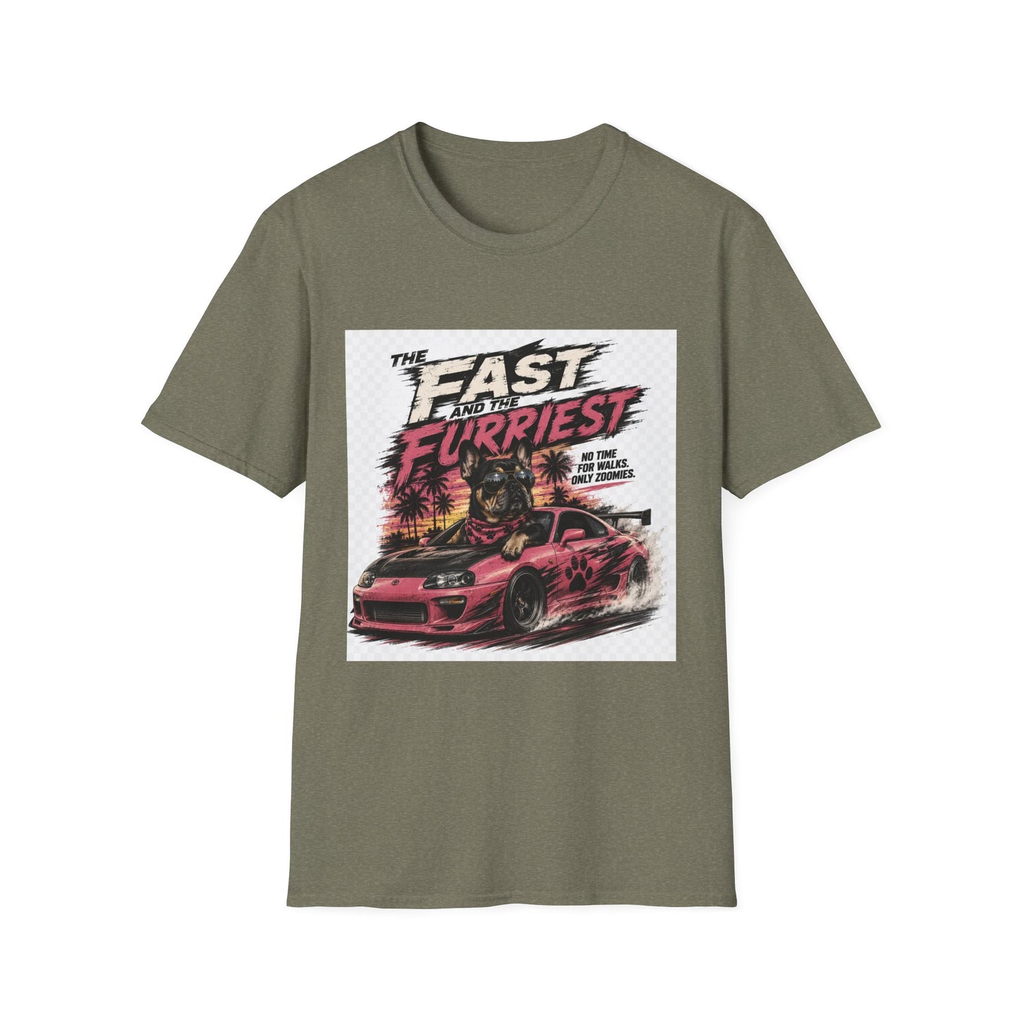 The Fast and the Furrriest T-Shirt — Funny Dog Racing Graphic Tee