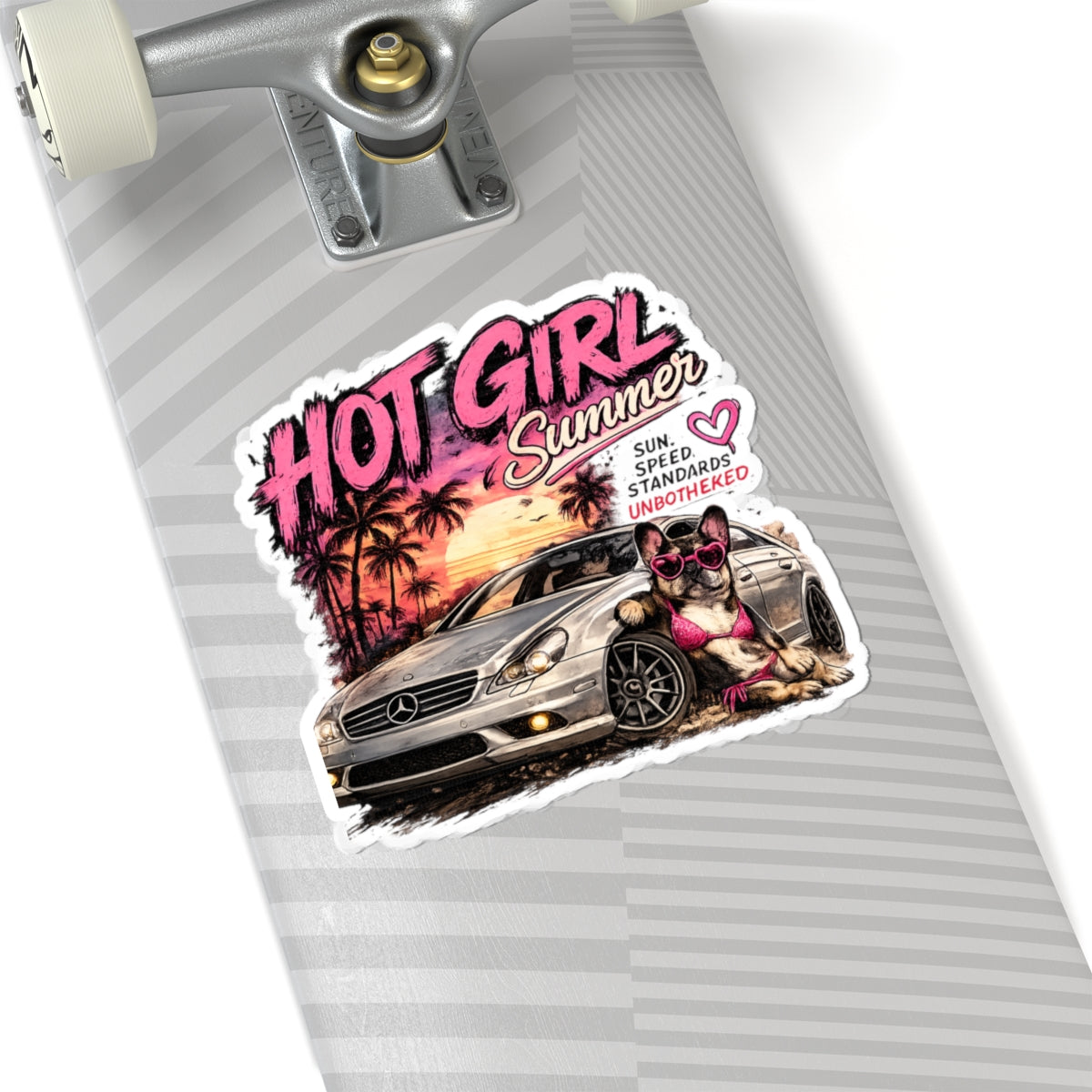 Hot Girl Summer Frenchie Sticker | French Bulldog by Mercedes AMG