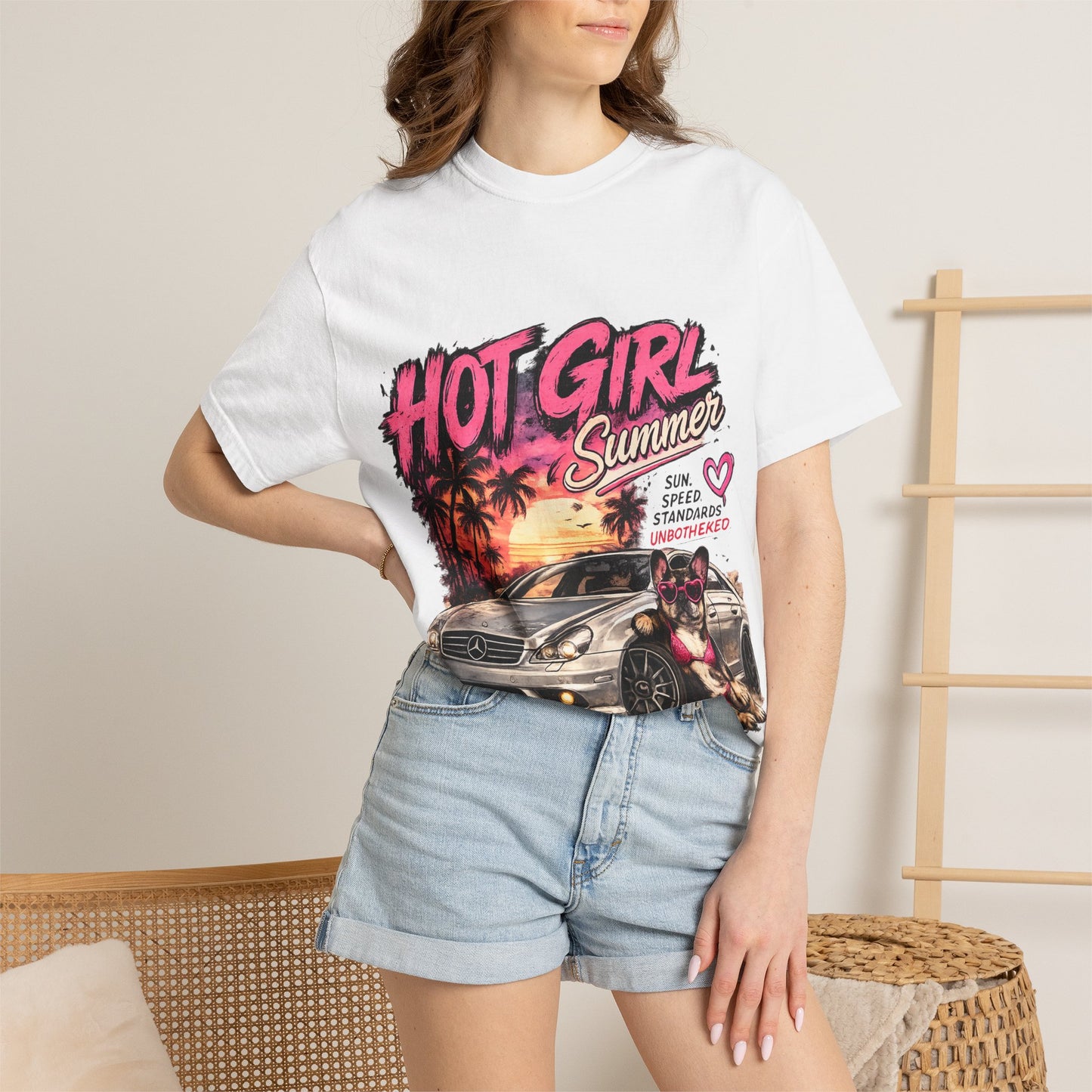 Hot Girl Summer Frenchie Style Mercedes AMG T-Shirt