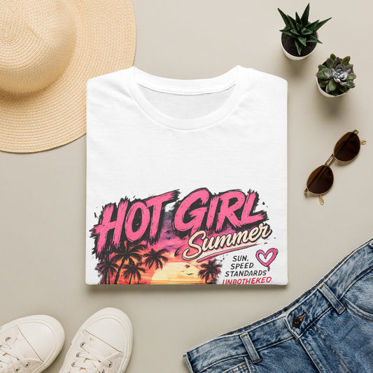 Hot Girl Summer T-Shirt | Retro Palm Sunset, Mercedes AMG Frenchie