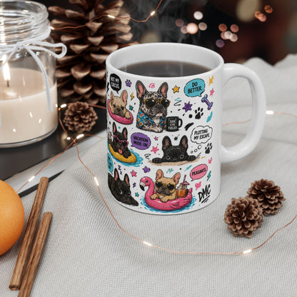 Unfiltered Dog Thoughts mug | Ceramic Mug