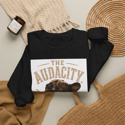 The Audacity French Bulldog Sweatshirt | Funny Dog Portrait Crewneck