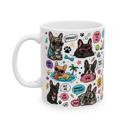 Unfiltered Dog Thoughts mug | Ceramic Mug