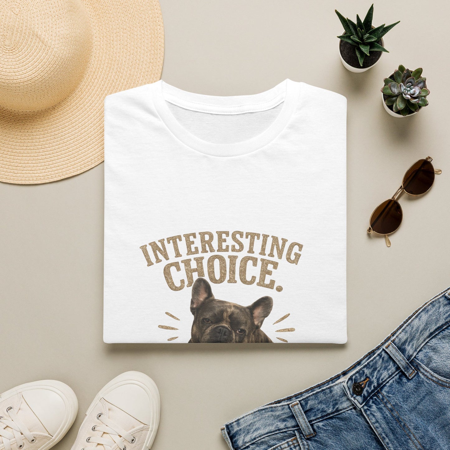 Judgmental French Bulldog T-Shirt | Funny Sassy Dog Graphic Tee