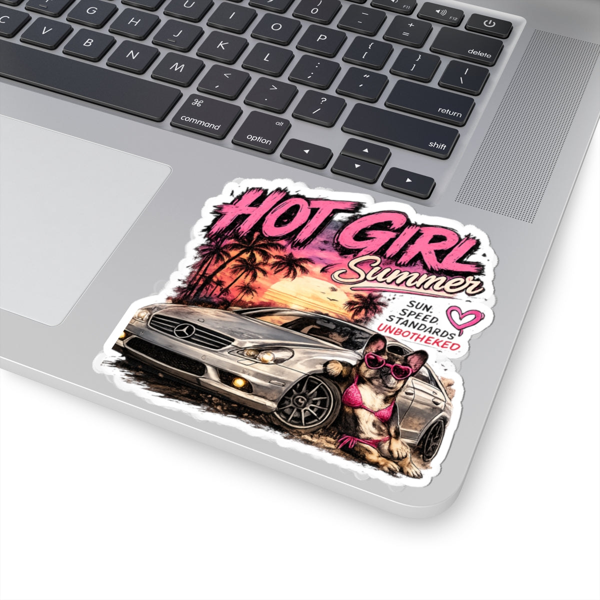 Hot Girl Summer Frenchie Sticker | French Bulldog by Mercedes AMG