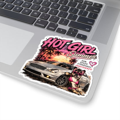 Hot Girl Summer Frenchie Sticker | French Bulldog by Mercedes AMG
