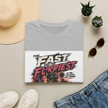 The Fast and the Furrriest T-Shirt — Funny Dog Racing Graphic Tee