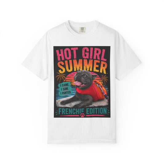 French Bulldog "Hot Girl Summer" Pool Relax T-Shirt