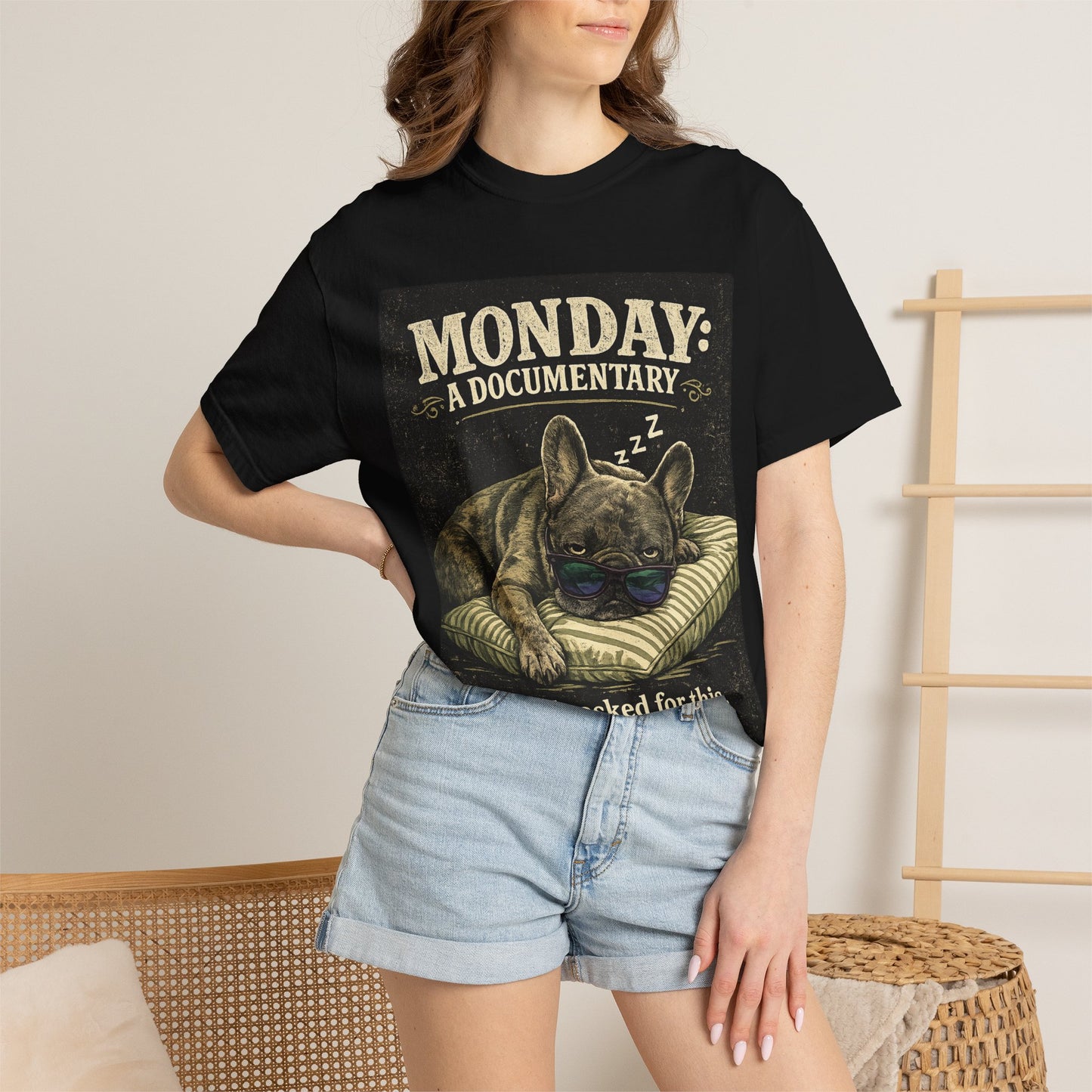 French Bulldog Hot Girl Summer T-Shirt | Retro Poolside Graphic Tee