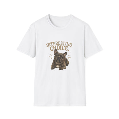Judgmental French Bulldog T-Shirt | Funny Sassy Dog Graphic Tee