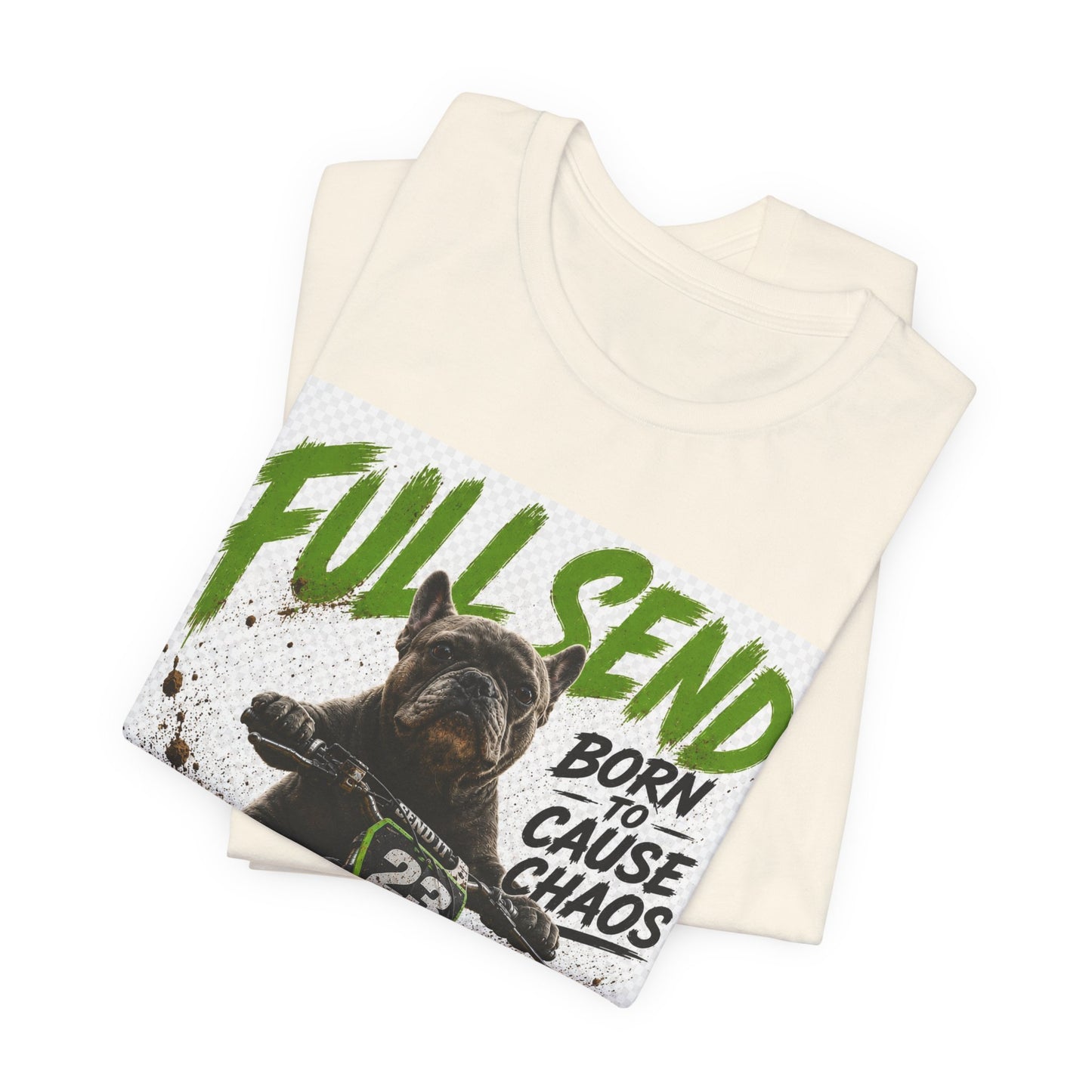 Full Send Born to Cause Chaos Dirt Bike Tee | Motocross Racing Shirt
