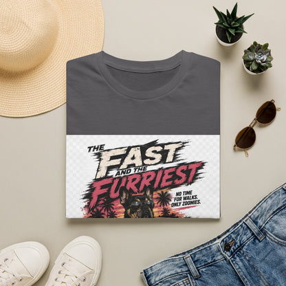 The Fast and the Furrriest T-Shirt — Funny Dog Racing Graphic Tee