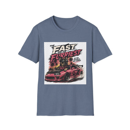 The Fast and the Furrriest T-Shirt — Funny Dog Racing Graphic Tee