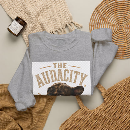 The Audacity French Bulldog Sweatshirt | Funny Dog Portrait Crewneck