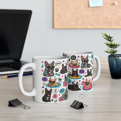 Unfiltered Dog Thoughts mug | Ceramic Mug