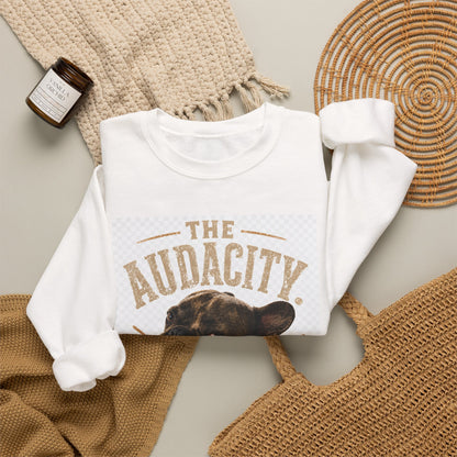 The Audacity French Bulldog Sweatshirt | Funny Dog Portrait Crewneck