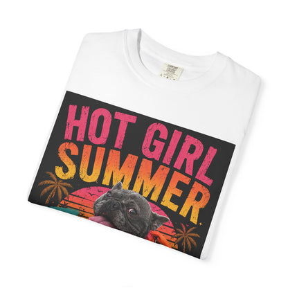 French Bulldog "Hot Girl Summer" Pool Relax T-Shirt