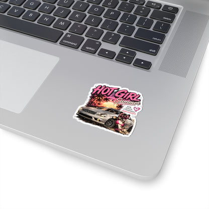 Hot Girl Summer Frenchie Sticker | French Bulldog by Mercedes AMG