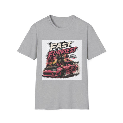 The Fast and the Furrriest T-Shirt — Funny Dog Racing Graphic Tee