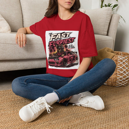 The Fast and the Furrriest T-Shirt — Funny Dog Racing Graphic Tee