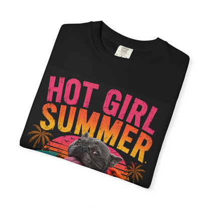 French Bulldog "Hot Girl Summer" Pool Relax T-Shirt