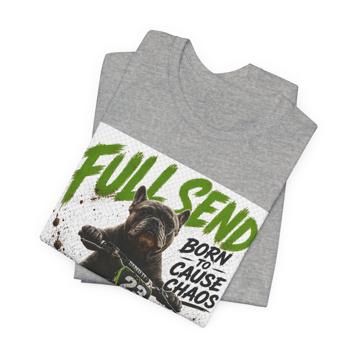 Full Send Born to Cause Chaos Dirt Bike Tee | Motocross Racing Shirt