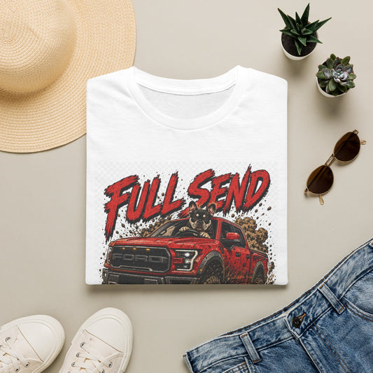 Ford Raptor Full Send Frenchie Edition T-Shirt | Truck Graphic Tee