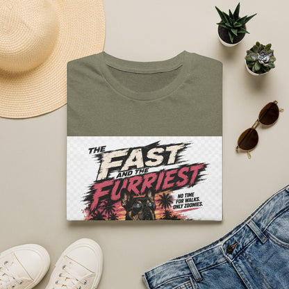 The Fast and the Furrriest T-Shirt — Funny Dog Racing Graphic Tee