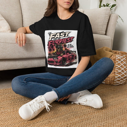 The Fast and the Furrriest T-Shirt — Funny Dog Racing Graphic Tee
